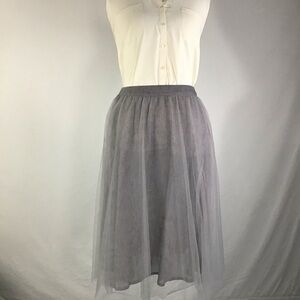 Tulle and linen skirt LC Lauren  Conrad